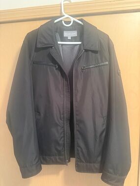 Michael Kors Men's Black Lightweight Zip Jacket